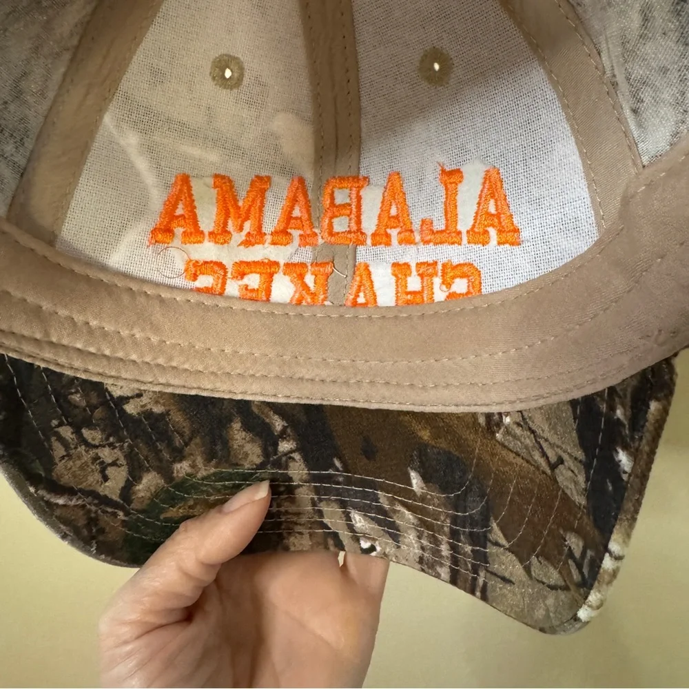Alabama Shakes Camo & Orange Baseball Cap Dad Hat - Picture 6 of 6